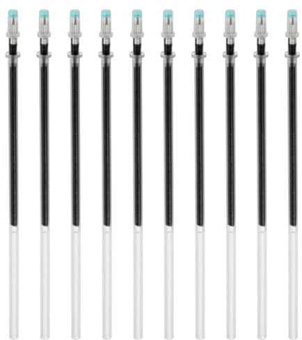 PATIKIL 1mm Recargas de Bolígrafos de Gel 24 Piezas Tinta Metálica Brillante Punta Gruesa para Libros de Colorear Adultos Scrapbooking Arte Dibujo Escritura En Diarios Negro