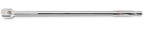 GearWrench 3/8 Drive 120XP Full Polish Chrome Extra Long Handle Teardrop Ratchet | 81269XP
