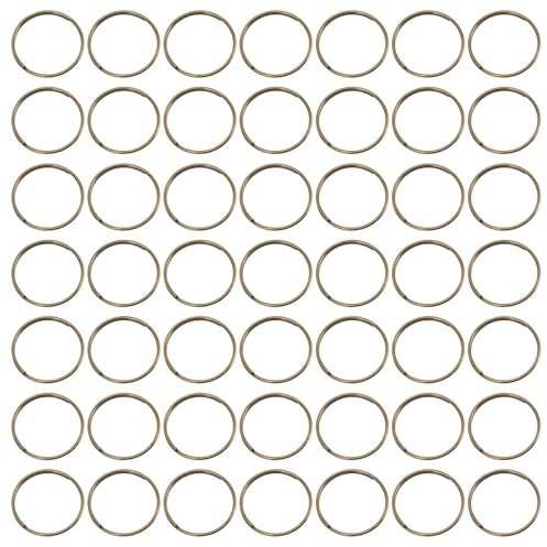 OUNONA 300 Piezas Accesorios De Lámpara De Cristal Lámpara Accesorio Lámpara Anillos Divididos De Cristal Anillo De Conexión Cuentas Octogonales Conector Colgantes De Cristal Anillo