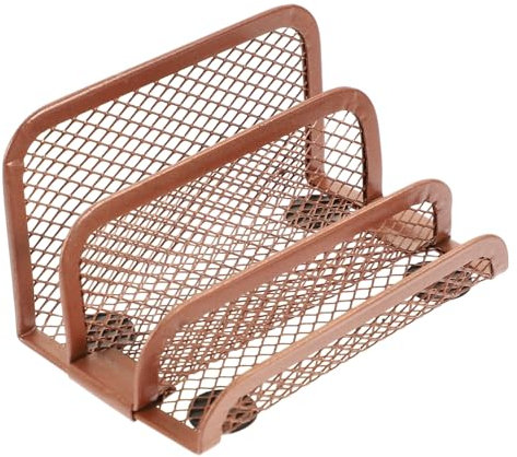 Lurrose 4stücke Metal Mesh Dokumentenhalter Für Schreibtisch Multifunktionaler Zeitschriftenständer Und Buchorganizer Roségold Für Büro Schule Und Zuhause Stilvollen Ablage Von