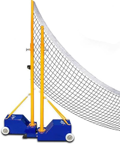 Gtzly Federball Netz Outdoor, Robustes Sportnetz-Set for Eltern-Kind-Familien-/Nachbarschaftstreffen/RasenspielausrüStung, for Badminton/Volleyball/Tennis