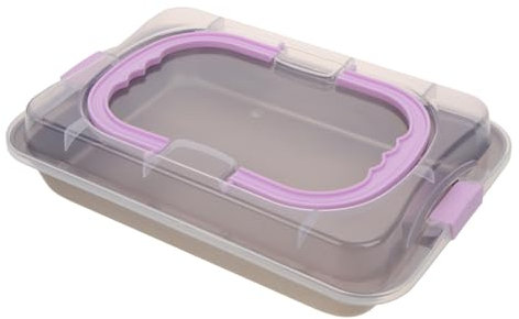 Ciieeo Molde Rectangular para Hornear Molde para Rollo Suizo Tapa para Hornear Galletas Molde para Horno Fácil de Usar
