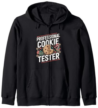 Testeur de biscuits professionnel - Amateur de biscuits de Noël Sweat à Capuche