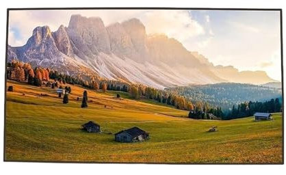 Pantallas de proyección con marco de aleación de aluminio de 1 cm y borde estrecho superdelgado para pantallas de proyector ALR de 60 a 180 pulgadas, aptas para cine en casa y hogares inteligentes (90