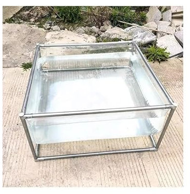 Piscine Fuori Terra, Piscina In Tela Trasparente, Piscina For Bambini In PVC Trasparente, Facile Da Osservare For L'allevamento Di Koi In Acquario Di Emergenza, Dimensioni Personalizzabili(300X200X60C