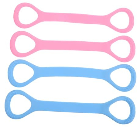 HONITANO 4 Pièces Bandes de Résistance Yoga Épaisses et Durables pour Exercices Élastiques de Renforcement Dos Épaules Fitness Femme Maison