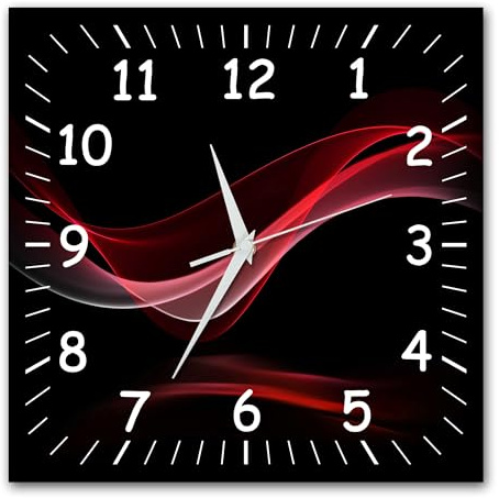 Bilder-Manufaktur BM wahlweise Funkwanduhr ODER Quarzwanduhr Funkwanduhren Funkuhr Wanduhr Funk ODER Quarz kein Ticken lautlos geräuschlos leise modern ohne Tickgeräusche MF21-10640-funk