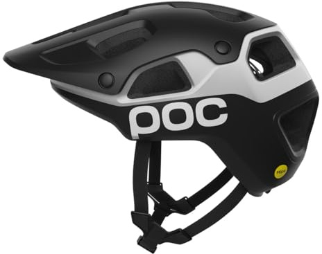 POC Cularis Pure – Unisex MTB Helmet with MIPS Protection System, Interchangeable Visor Cover, Optimised Ventilation, Lightweight Design & 360° Adjustable Fit