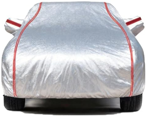 Car Cover for Jaguar XF,(2011-2014),Full Car Protection Cover | Side Zipper for Easy Access | Reflective Warning + Anti-Theft Lock