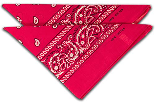 fashionchimp Nicki-Halstuch aus 100% Baumwolle im 2er Set, Unisex Bandana, AZO-Frei