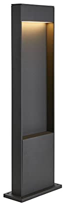 SLV FLATT 65 | Design Außen-Standleuchte, Außenbeleuchtung, Outdoor LED Wege-Leuchte, Garten-Lampe, Gartenbeleuchtung | CCT Switch (3000K/4000K), 400 lm, IP65