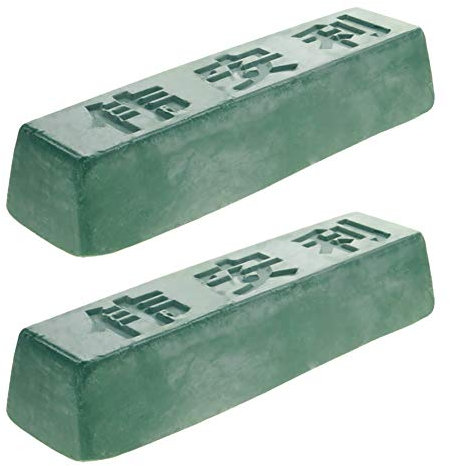 Utoolmart Polierpaste für Metall, 180 x 40 x 35 mm, Grün, 2 Stück