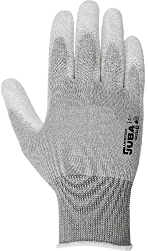 Juba G, nailon y carbono sin costuras con recubrimiento de PU en palma - SIZE: 9