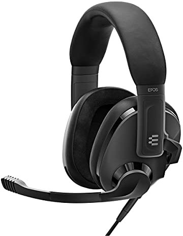 EPOS Audio Wired H3 Closed Acoustic Gaming Headset (Onyx Black)