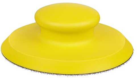150MM Round Pad Hand Sanding Block,Hand Polishing Block Hook and Loop Disc Ideal Sand Polishers for Woodworking Home Crafts Automobile Body
