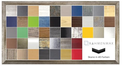 RahmenMax Skane Puzzlerahmen Bilderrahmen Posterrahmen 33x98 cm Farbe Vintage Metall Passgenau Handgefertigt inklusive klarer Acryl Verglasung