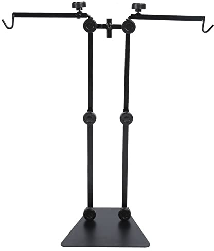 Supporto Per Lampada Per Rettili Regolabile Supporto Per Lampada da Pavimento, Supporto Per Luce in Metallo Per Terrari Regolabile con Doppio Gancio Per Terrari Per Rettili Anfibi, Tartarughe E Altri