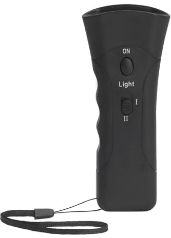 Walfront Ultraschall Hundejäger, Rindenstopper, Hundeschalldämpfer, LED Pet Gentle Trainer, Hund Ultraschall Abwehr, Tragbarer Hundtränare