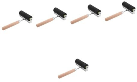 STOBOK 5stücke Handheld Druckwerkzeug Kreativer Gummiwalzen-Roller Für Kunst Druckgrafik Und Bastelarbeiten Für Blockdruck Und Kinderprojekte