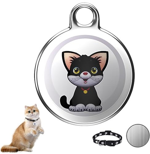 HIULLEN Tracker für Katzen und Hunde - Mini GPS-Halsband mit Echtzeit-Standortverfolgung, keine Monatliche Gebühr