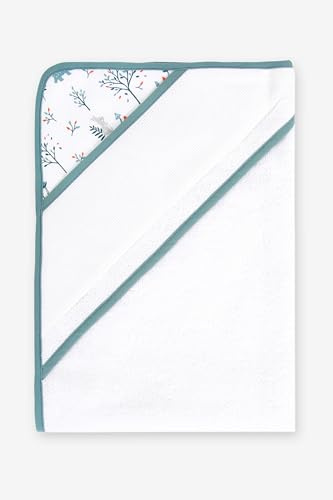 DMC - Bestickbares Baby Badetuch Zauberwaldmotiv - Inklusive Stickvorlagen