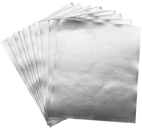 Holibanna 10Blätter Reparaturflicken für Töpfe Pfannen Hitzebeständige Aluminium Reparaturaufkleber zum Abdichten von Lecks Kochgeschirr Vielseitig