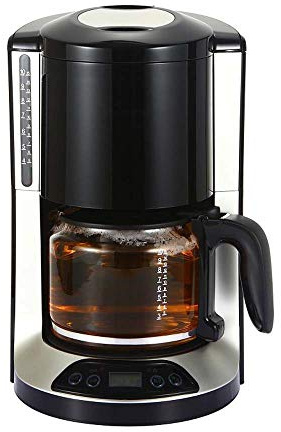 GLJTUO Machines À Café Filtre, Cafetière Automatique Multifonction, 10 Tasses De Thé Vapeur, 1250 ML, Intéressante