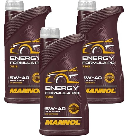 QR-Parts Set 85447006 MN7913-1 3x1 Liter Original MANNOL Motoröl Energy Formula PD 5W-40 Engine Oil Öl