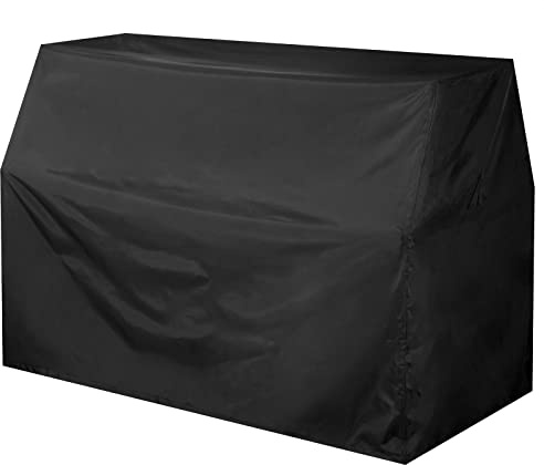 KINGSLEEVE® Abdeckung Bierzeltgarnitur 180x95x76 cm 420D Oxford UV-Beständig Staub- Winddicht Kordelzug Gartenmöbel Hülle Haube Abdeckplane Abdeckhaube