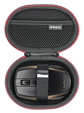 RLSOCO Travel Case for Logitech MX Master 3S/MX Master 4/MX Master 2S/MX Anywhere 2S/MX Anywhere 3S Wireless Performance Mouse & Ergonomic Bluetooth Mouse,Hard Protective Case with YKK Zipper | Portable Ergonomic Mouse Case for MX Master 4/3 MX Anywhere 3S/2S/Ergo M575S /MX Ergo S Hard Protective Carry Bag (Case Only)