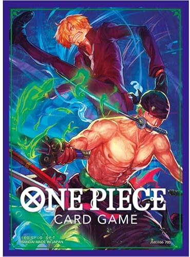 One Piece CARD_DOCUMENT_SLEEVE: Assortment 4 - 70-Pack Zoro & Sanji Sleeves