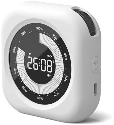 XREXS Visueller Timer Digital für Kinder, Countdown Timer für Kinder und Erwachsene, Lautstärke und Helligkeit einstellbar, Kurzzeitmesser für Küche Schule Büro