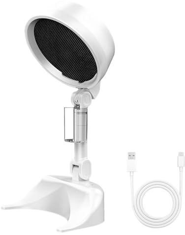 Mini Dunstabzugshaube, Tragbare Tischhaube, Einstellbarer Winkelhöhe USB Desktop Dunstabzug mit 3 Leistungsstufen für Wohnung, Kleine Küchen, Wohnmobil