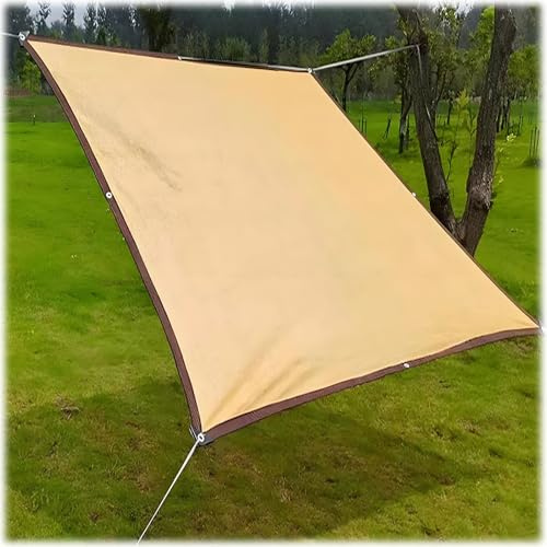 Toile d'ombrage à 50 % pour serre - 3 x 6 m - Bâche en maille légère avec œillets - Pare-soleil d'extérieur perméable à l'air, parfaite pour les plantes, etc. (3 x 3 m)