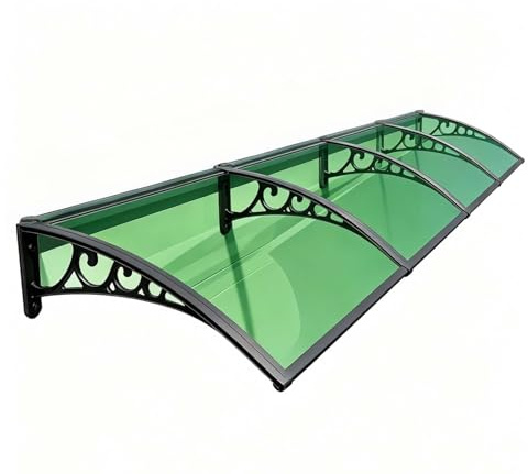 Marquise De Porte Exterieur，Auvent De Porte D'entrée avec Gouttière， Résistante Toit Abri ， Toit en Polycarbonate，Résistante Toit Abri Protection，avec Structure Abs，pour Terrasse, Balcon
