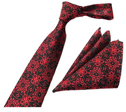 PañUelo Corbata 2 Piezas Hombre Jacquard de Seda Material Negocio Casual Traje de Moda Corbata MúLtiples Colores,A