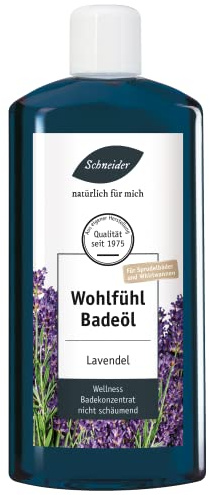 Saunabedarf Schneider - Wohlfühlbad Lavendel mit Jojoba-Öl, nicht schäumend, entspannend 500ml