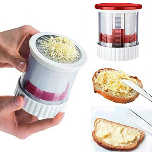 Rallador de queso, Rallador de queso inoxidable Giratorio de mantequilla Picadora Molino de alimentos para bebés Molino Slicer Manual Rallador Herramienta de cocina