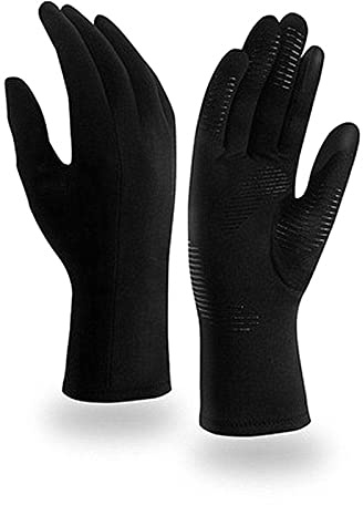 Cheeroyal - Guanti a compressione per uomini e donne, artrite da dolore alle mani a compressione antiscivolo, sport, forniscono calore e alleviano il dolore, promuovono la guarigione (L, dita intere)