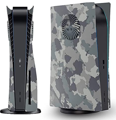 PS5 Plaque Camouflage Couverture Faceplate Cas de Remplacement Plaque pour Disque PS5 Dur Shell Faceplate Camouflage Peau Couverture Plaques ABS Plaque Latérale pour PS5 Console Controller Camouflage