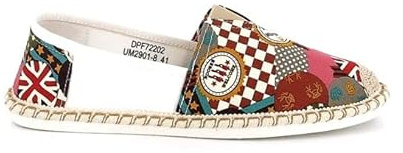 UOMO DESIGN - Espadrille Homme en Toile - Eric (Royal, 45)