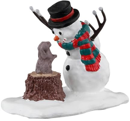 Lemax 34092 Accesorio de Pueblo navideño: Conejo Hace un Amigo