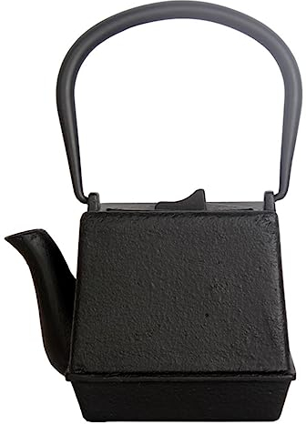 Théière Japonaise Théière en Fonte Chinoise Théière En Fonte Carrée De 750 ML Bouilloire Japonaise Avec Filtre En Métal Infuseurs À Thé Pour Le Thé De L'après-midi En Famille Theiere Fonte Theiere Jap