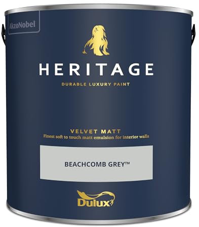 Dulux Heritage Farbe (125 ml Tester, Beachcomb Grey)