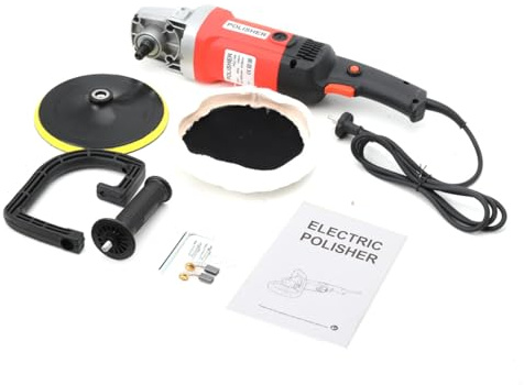 TABODD 1400W Profi Nass-Steinschleifer Schleifmaschine Naßpolierer Diamant Auflage 3000U/min Stufenlose Drehzahlregelung, fur Granit, Marmor und Anderen Gesteinsarten