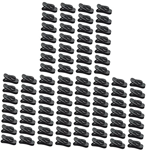 DOITOOL 300stücke Rotierende Ohrhörerkabelhalter Flexible Kabelclips Für Kabelorganisation Schwarz Praktische Aufbewahrungslösung Für Kopfhörerkabel