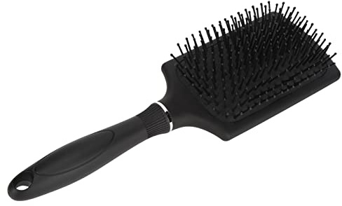 ANKROYU Brosse à cheveux à palette, brosse démêlante en nylon ABS, peigne à cheveux à poignée antidérapante, brosse démêlante pour cheveux secs et mouillés