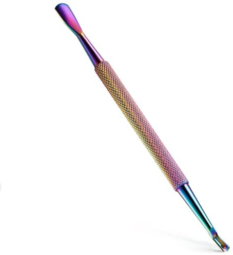 Rimuovi Cuticole, Spingi Cuticole a Doppia Testa in Acciaio Inox Taglia Cuticole per Unghie Rimuovi Cuticole Strumento Spingi Cuticole Strumenti per Unghie per Rimuovi Smalto per Unghie