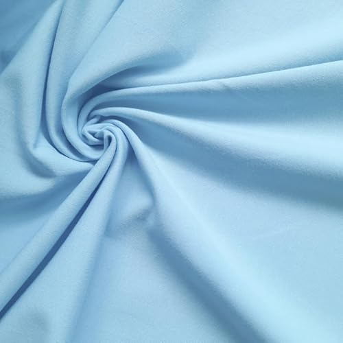 PAWOTEX Sweatstoff meterware zum nähen sweat stoff meterware sweatstoff mädchen french terry meterware kinder baumwollstoff Stoffe Zum Nähen einfarbig Kinder Sweatstoff Meterware 170x0,5 m 280g