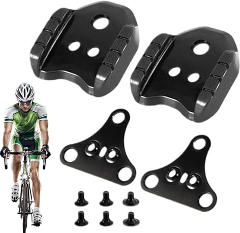 Fahrradschuh-Klickpedal-Adapter | Klickpedal-Stabilisierungsadapter,Metall Pedal Adapter Unisex Für Straßenradtraining Und Indoor-Cycling